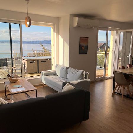 אוויאן-לה-באן Leman Panoramique Avec Terrasse A Deux Pas Du Centre-Ville מראה חיצוני תמונה